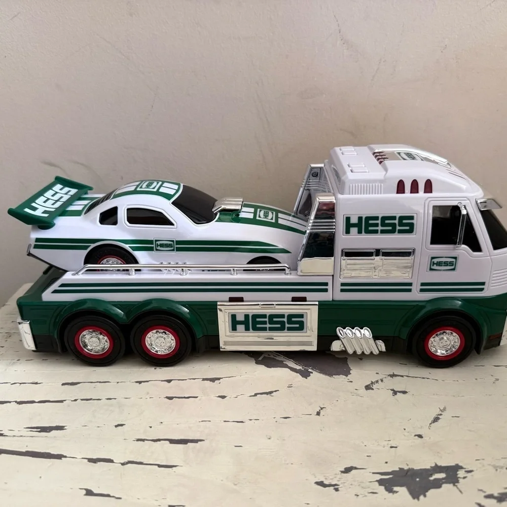 HESS 2016 Toy Truck and Dragster Pre-Owned in Box